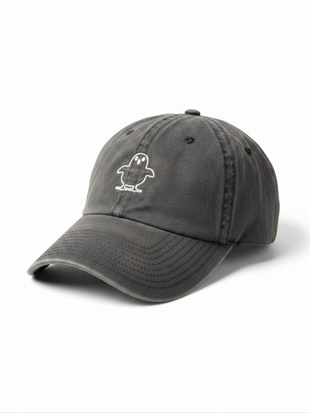 Barstool Sports Fore Play Golf '47 Brand Black Acid Wash Chicken Hat